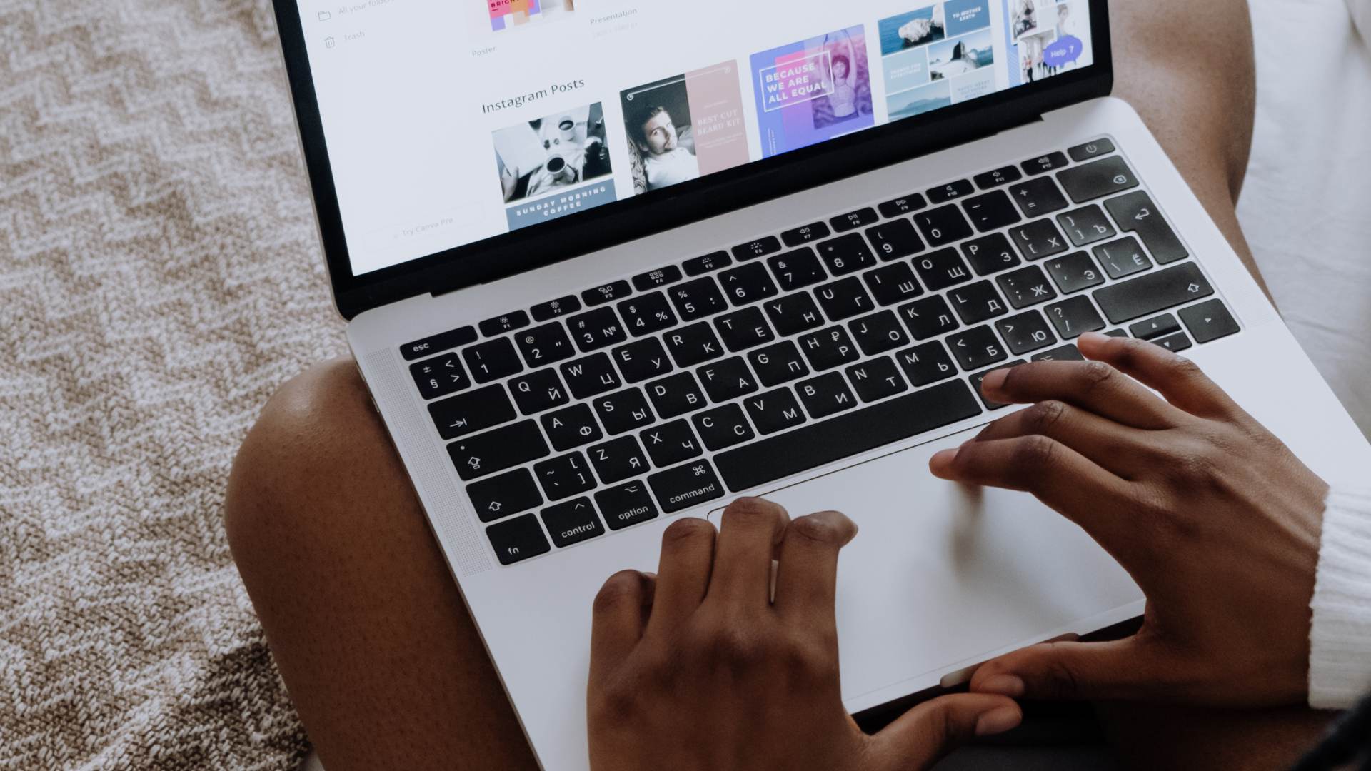 Canva sur ordinateur